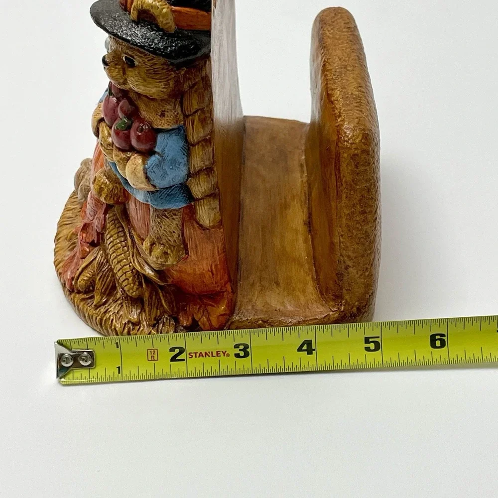 Vintage 1996 Accents Unlimited Inc Cornucopia Thanksgiving Napkin‎ Letter Holder